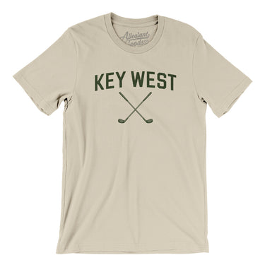 Key West Golf Men/Unisex T-Shirt-Soft Cream-Allegiant Goods Co. Vintage Sports Apparel