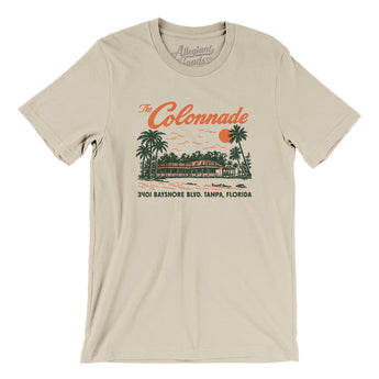 The Colonnade Tampa Men/Unisex T-Shirt-Soft Cream-Allegiant Goods Co. Vintage Sports Apparel