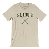 St. Louis Golf Men/Unisex T-Shirt-Soft Cream-Allegiant Goods Co. Vintage Sports Apparel