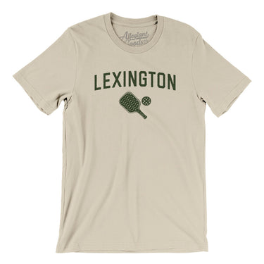 Lexington Pickleball Men/Unisex T-Shirt-Soft Cream-Allegiant Goods Co. Vintage Sports Apparel
