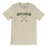 North Carolina Golf Men/Unisex T-Shirt-Soft Cream-Allegiant Goods Co. Vintage Sports Apparel