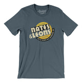 Nates & Leons Men/Unisex T-Shirt-Steel Blue-Allegiant Goods Co. Vintage Sports Apparel