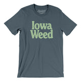 Iowa Weed Men/Unisex T-Shirt-Steel Blue-Allegiant Goods Co. Vintage Sports Apparel