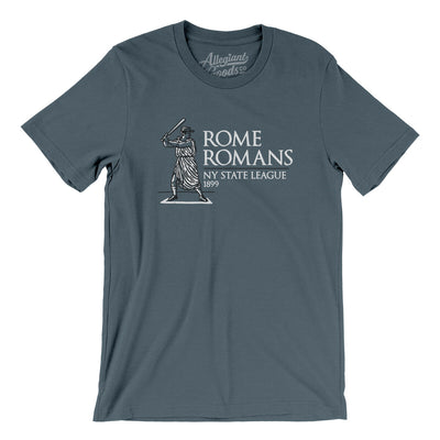 Rome Romans Men/Unisex T-Shirt-Steel Blue-Allegiant Goods Co. Vintage Sports Apparel
