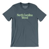 North Carolina Weed Men/Unisex T-Shirt-Steel Blue-Allegiant Goods Co. Vintage Sports Apparel