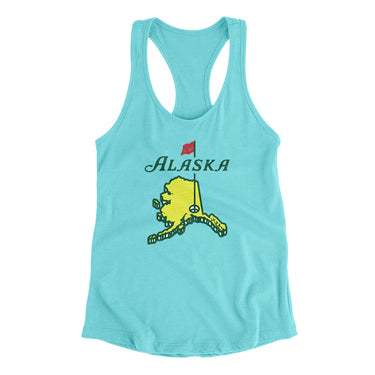 Alaska Golf Women's Racerback Tank-Allegiant Goods Co. Vintage Sports Apparel