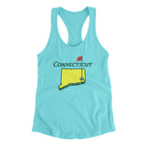 Connecticut Golf Women's Racerback Tank-Allegiant Goods Co. Vintage Sports Apparel