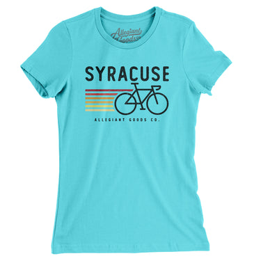 Syracuse Cycling Women's T-Shirt-Allegiant Goods Co. Vintage Sports Apparel