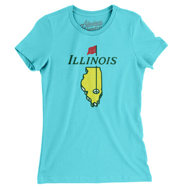 Illinois Golf Women's T-Shirt-Allegiant Goods Co. Vintage Sports Apparel