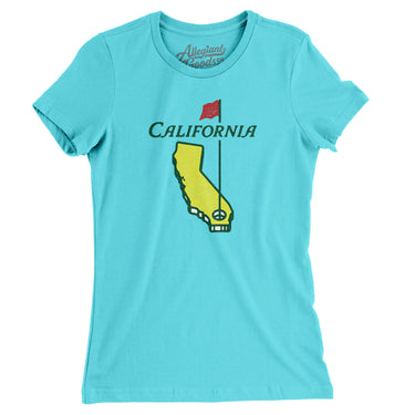 California Golf Women's T-Shirt-Allegiant Goods Co. Vintage Sports Apparel