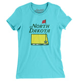 North Dakota Golf Women's T-Shirt-Allegiant Goods Co. Vintage Sports Apparel