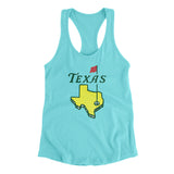 Texas Golf Women's Racerback Tank-Allegiant Goods Co. Vintage Sports Apparel