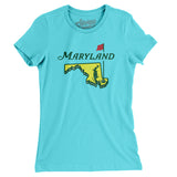 Maryland Golf Women's T-Shirt-Allegiant Goods Co. Vintage Sports Apparel