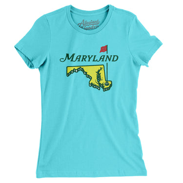Maryland Golf Women's T-Shirt-Allegiant Goods Co. Vintage Sports Apparel