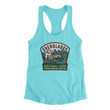 Everglades National Park Badge Women's Racerback Tank-Allegiant Goods Co. Vintage Sports Apparel