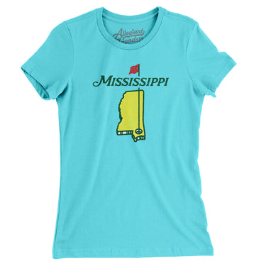 Mississippi Golf Women's T-Shirt-Allegiant Goods Co. Vintage Sports Apparel