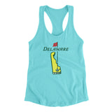 Delaware Golf Women's Racerback Tank-Allegiant Goods Co. Vintage Sports Apparel