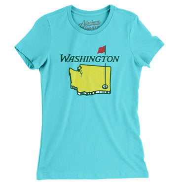 Washington Golf Women's T-Shirt-Allegiant Goods Co. Vintage Sports Apparel