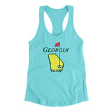 Georgia Golf Women's Racerback Tank-Allegiant Goods Co. Vintage Sports Apparel