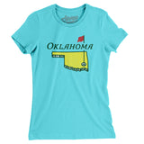 Oklahoma Golf Women's T-Shirt-Allegiant Goods Co. Vintage Sports Apparel