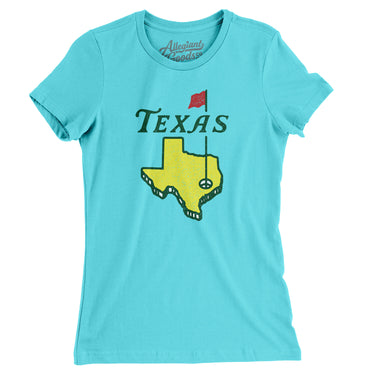Texas Golf Women's T-Shirt-Allegiant Goods Co. Vintage Sports Apparel