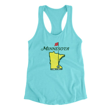 Minnesota Golf Women's Racerback Tank-Allegiant Goods Co. Vintage Sports Apparel
