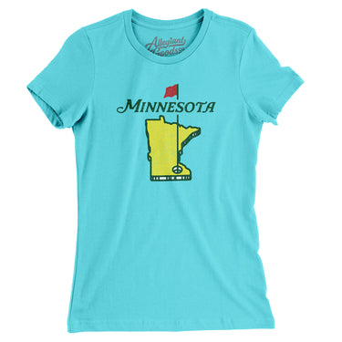 Minnesota Golf Women's T-Shirt-Allegiant Goods Co. Vintage Sports Apparel