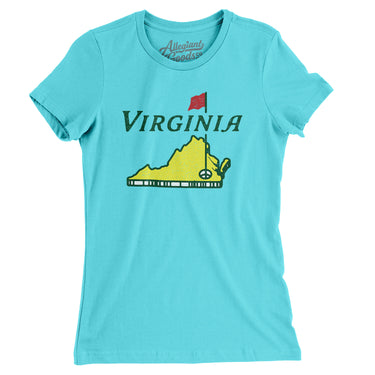 Virginia Golf Women's T-Shirt-Allegiant Goods Co. Vintage Sports Apparel
