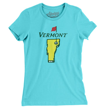 Vermont Golf Women's T-Shirt-Allegiant Goods Co. Vintage Sports Apparel