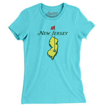New Jersey Golf Women's T-Shirt-Allegiant Goods Co. Vintage Sports Apparel