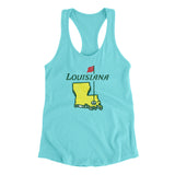 Louisiana Golf Women's Racerback Tank-Allegiant Goods Co. Vintage Sports Apparel