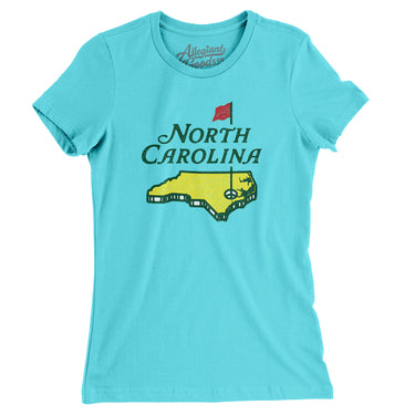North Carolina Golf Women's T-Shirt-Allegiant Goods Co. Vintage Sports Apparel