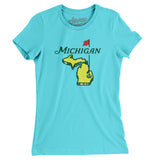 Michigan Golf Women's T-Shirt-Allegiant Goods Co. Vintage Sports Apparel