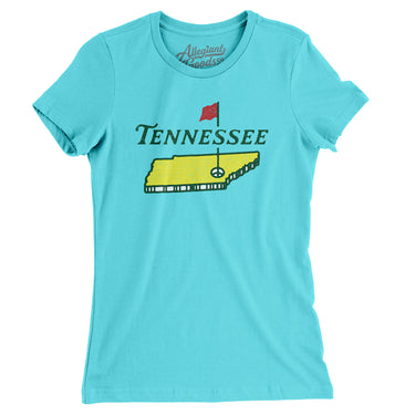 Tennessee Golf Women's T-Shirt-Allegiant Goods Co. Vintage Sports Apparel