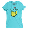 Ohio Golf Women's T-Shirt-Tahiti Blue-Allegiant Goods Co. Vintage Sports Apparel