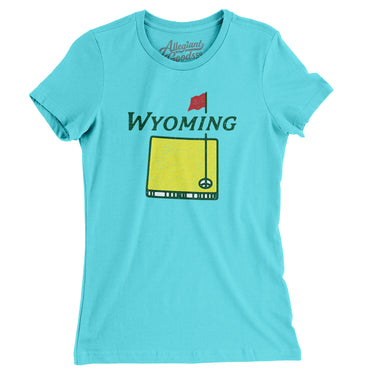 Wyoming Golf Women's T-Shirt-Allegiant Goods Co. Vintage Sports Apparel