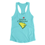 South Carolina Golf Women's Racerback Tank-Allegiant Goods Co. Vintage Sports Apparel