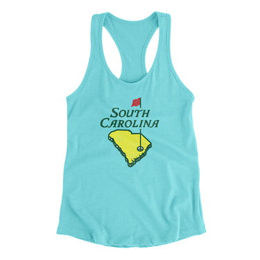 South Carolina Golf Women's Racerback Tank-Allegiant Goods Co. Vintage Sports Apparel