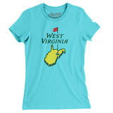West Virginia Golf Women's T-Shirt-Allegiant Goods Co. Vintage Sports Apparel