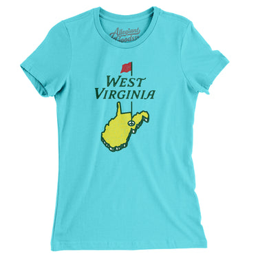 West Virginia Golf Women's T-Shirt-Allegiant Goods Co. Vintage Sports Apparel