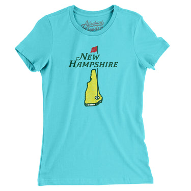 New Hampshire Golf Women's T-Shirt-Allegiant Goods Co. Vintage Sports Apparel