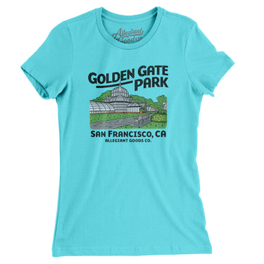 Golden Gate Park Women's T-Shirt-Allegiant Goods Co. Vintage Sports Apparel