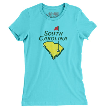 South Carolina Golf Women's T-Shirt-Allegiant Goods Co. Vintage Sports Apparel