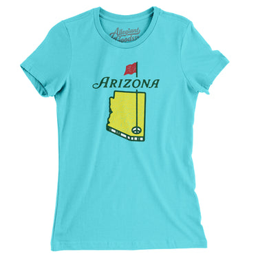 Arizona Golf Women's T-Shirt-Allegiant Goods Co. Vintage Sports Apparel