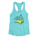 North Carolina Golf Women's Racerback Tank-Allegiant Goods Co. Vintage Sports Apparel