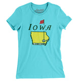 Iowa Golf Women's T-Shirt-Allegiant Goods Co. Vintage Sports Apparel
