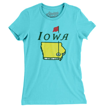 Iowa Golf Women's T-Shirt-Allegiant Goods Co. Vintage Sports Apparel