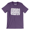 Colorado State Shape Text Men/Unisex T-Shirt-Team Purple-Allegiant Goods Co. Vintage Sports Apparel