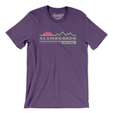 Alamogordo Mountain Sunset Men/Unisex T-Shirt-Team Purple-Allegiant Goods Co. Vintage Sports Apparel