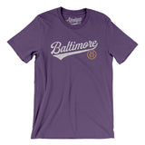 Baltimore Vintage Script Men/Unisex T-Shirt-Allegiant Goods Co. Vintage Sports Apparel